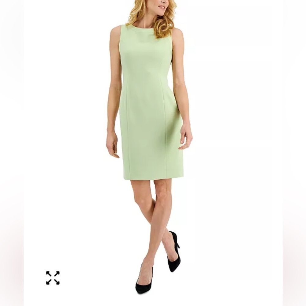 Kasper Sage Green Sheath Dress
